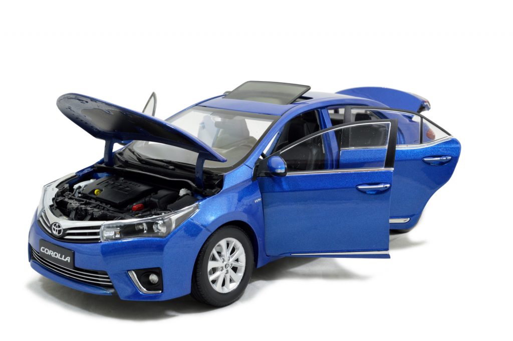 My Toyota corolla model car Paudi Model High Quality Diecast Model