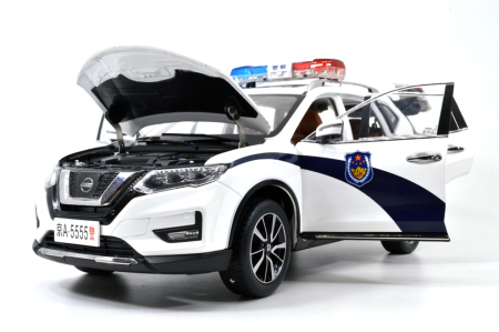 1:18 比例 日产奇骏 中国警车 公安版车模 （限量300台） - Image 3