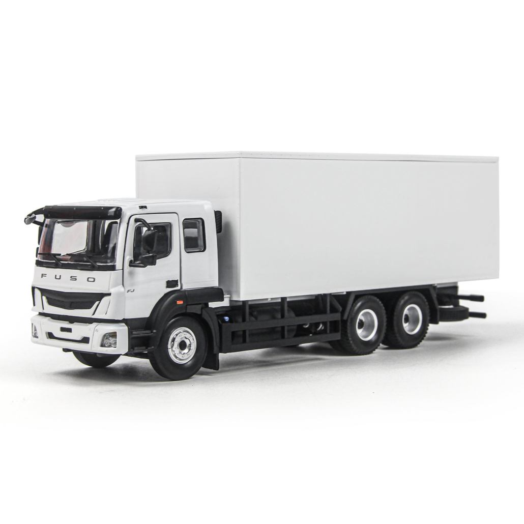 1:48 Mitsubishi Fuso FJ Container Truck Diecast Model - Paudi